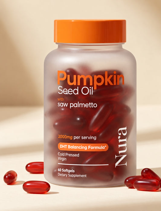 Nura Pumpkin Seed Oil with Saw Palmetto